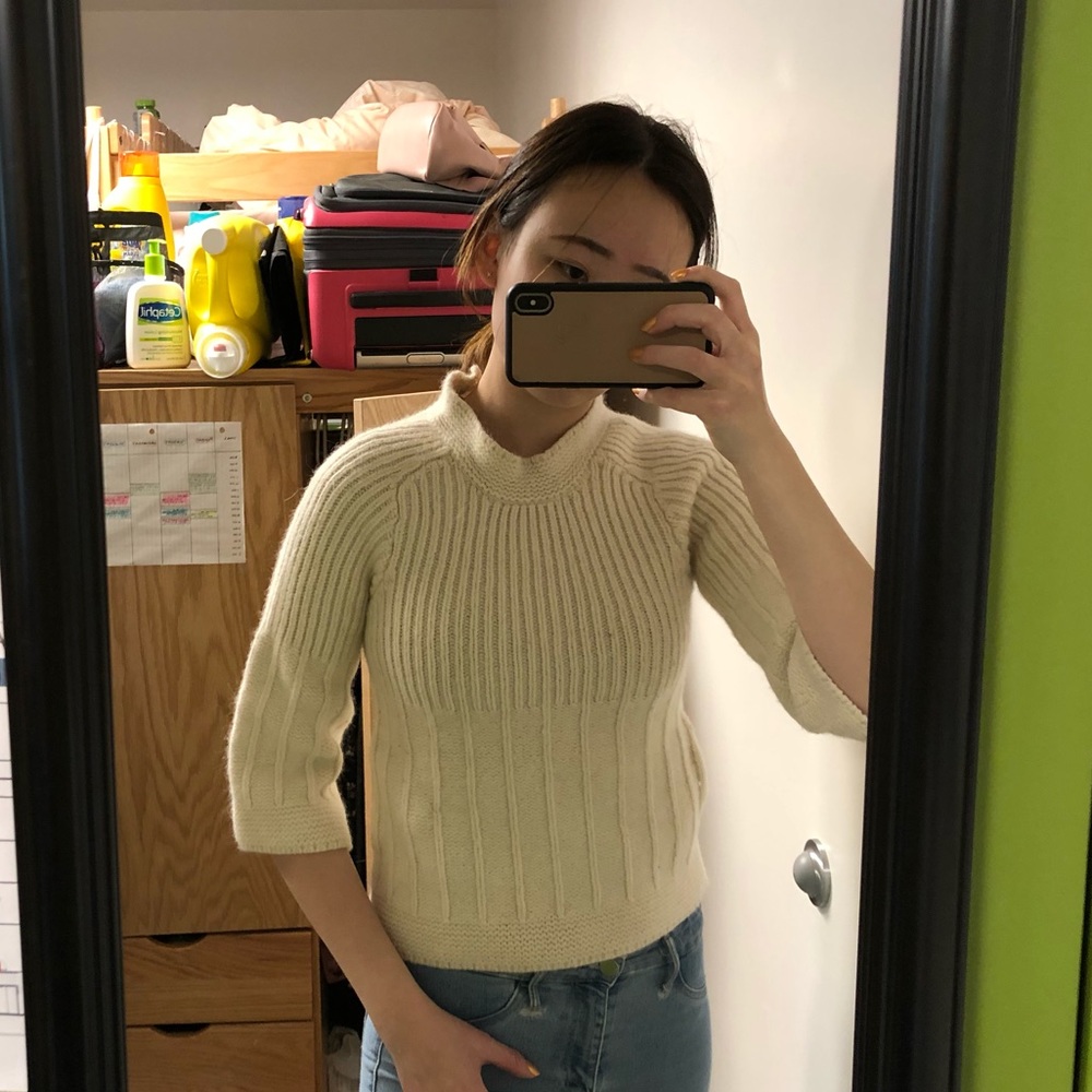 maje knitted sweater